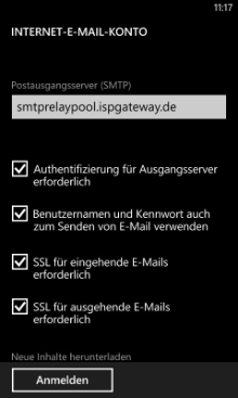 Windows Phone 8: SSL-Verschlüsselung aktivieren